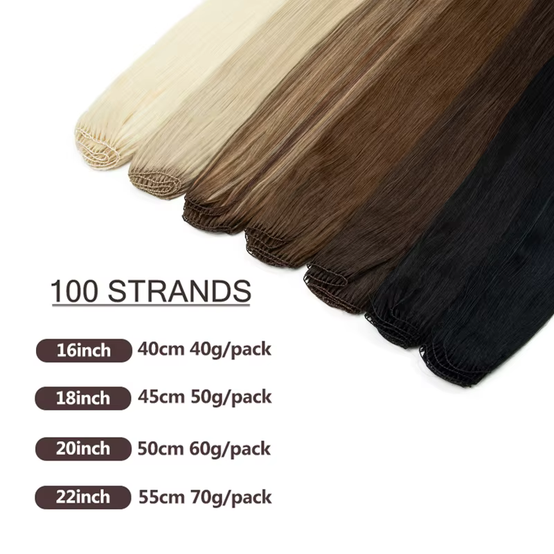 Extensions de cheveux naturels en plumes