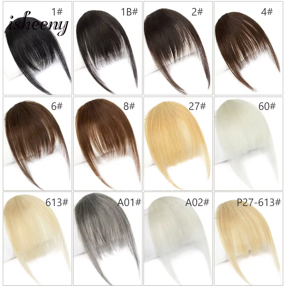 Isheeny Frange en cheveux humains naturels