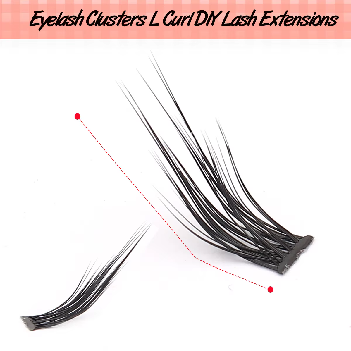 LINYAGSSE LN2350 L Curl Super Cluster Extension de cils