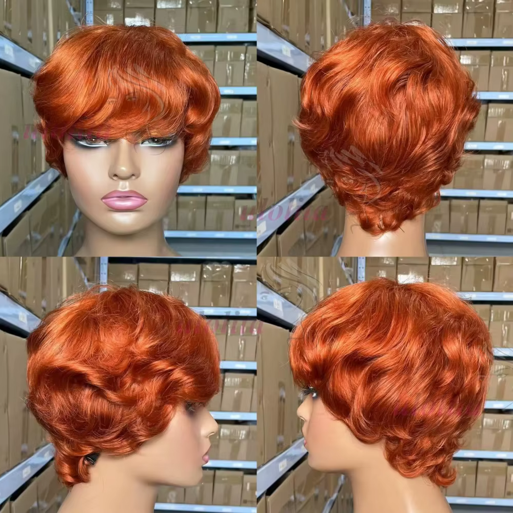 Perruque de cheveux humains bouclés alignés par cuticules brésiliennes 12A pour femmes - densité 180%