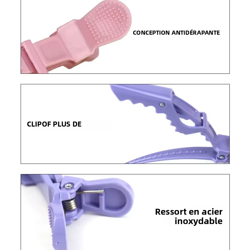 Pinces à cheveux Alligator