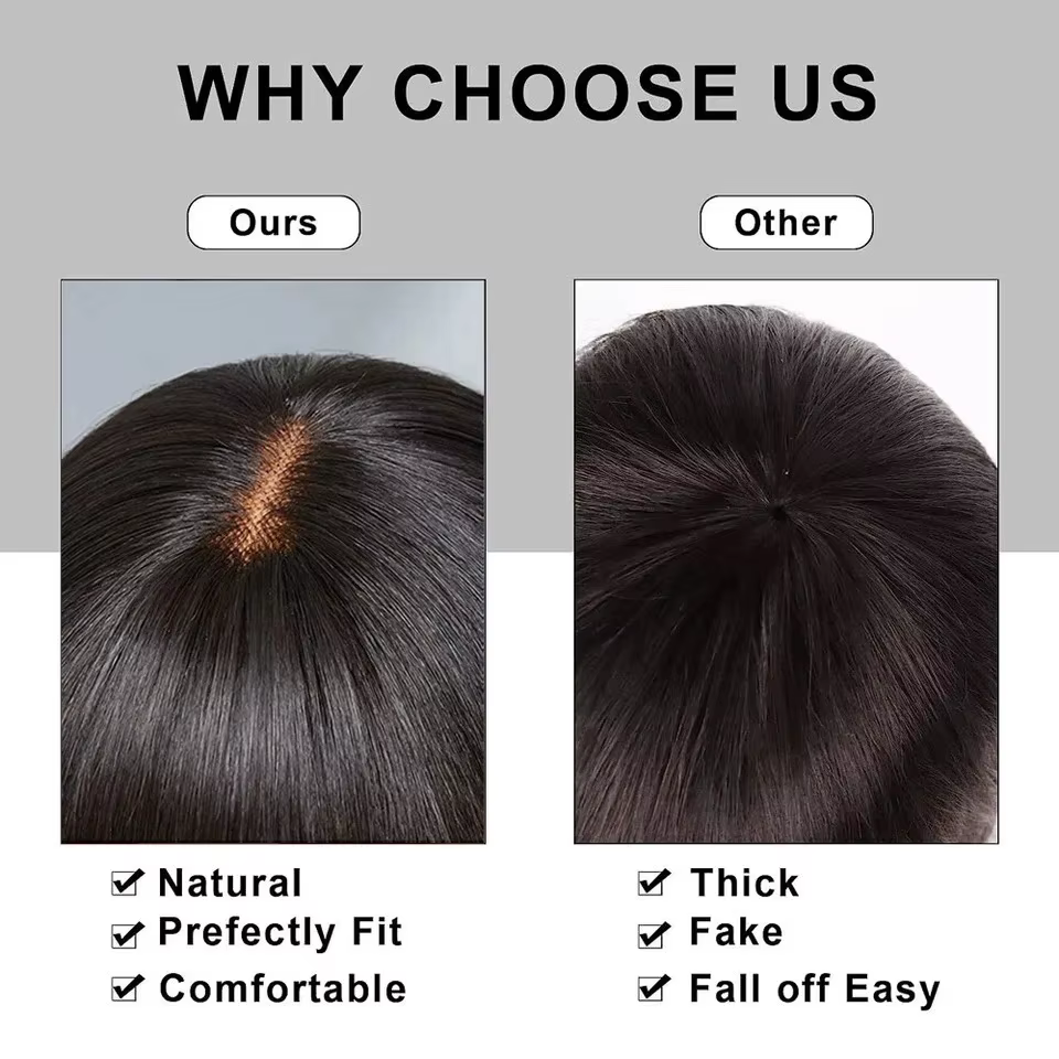 Perruque Brésilienne de Cheveux Naturels Crépus et Bouclés