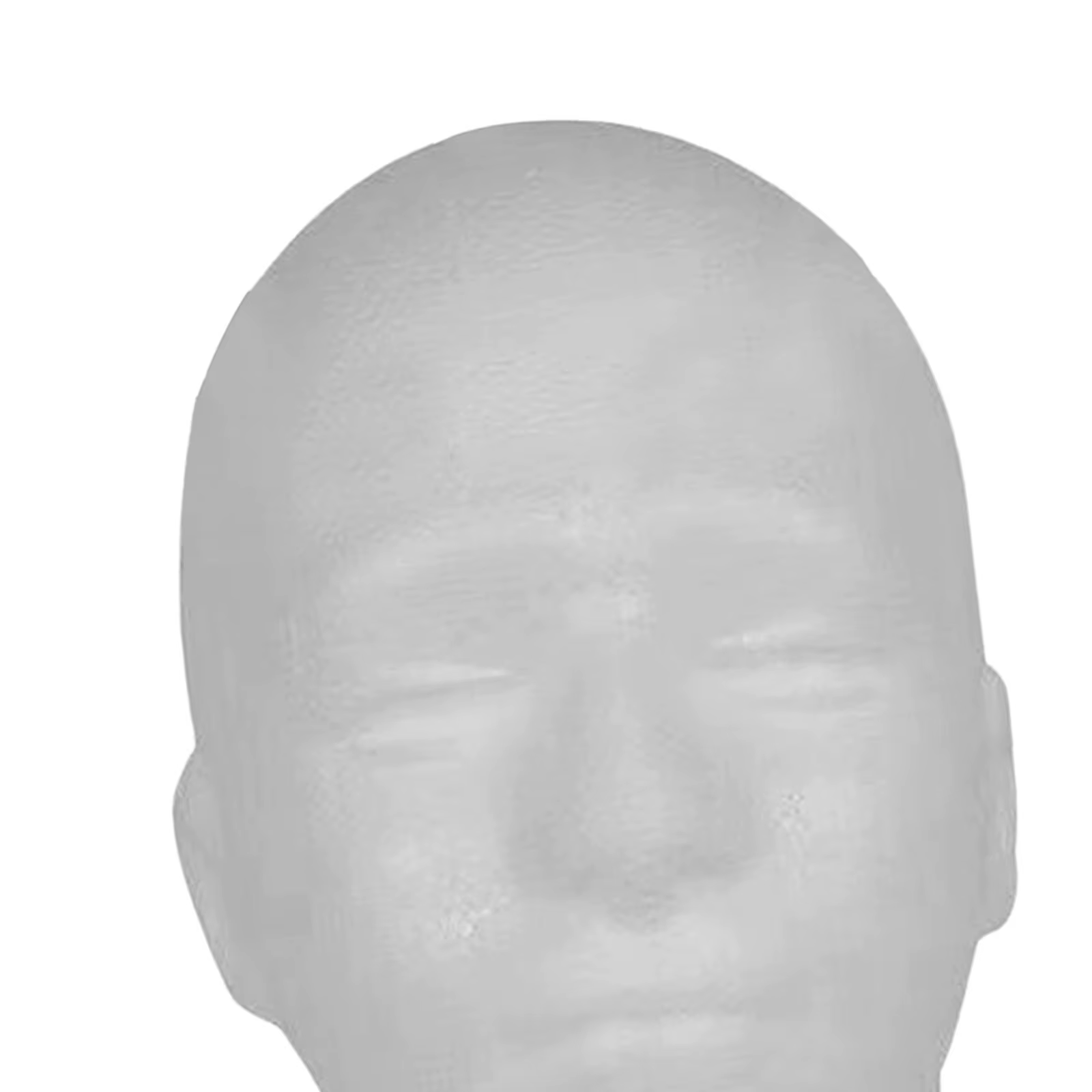 Tête de perruque en polystyrène pour hommes