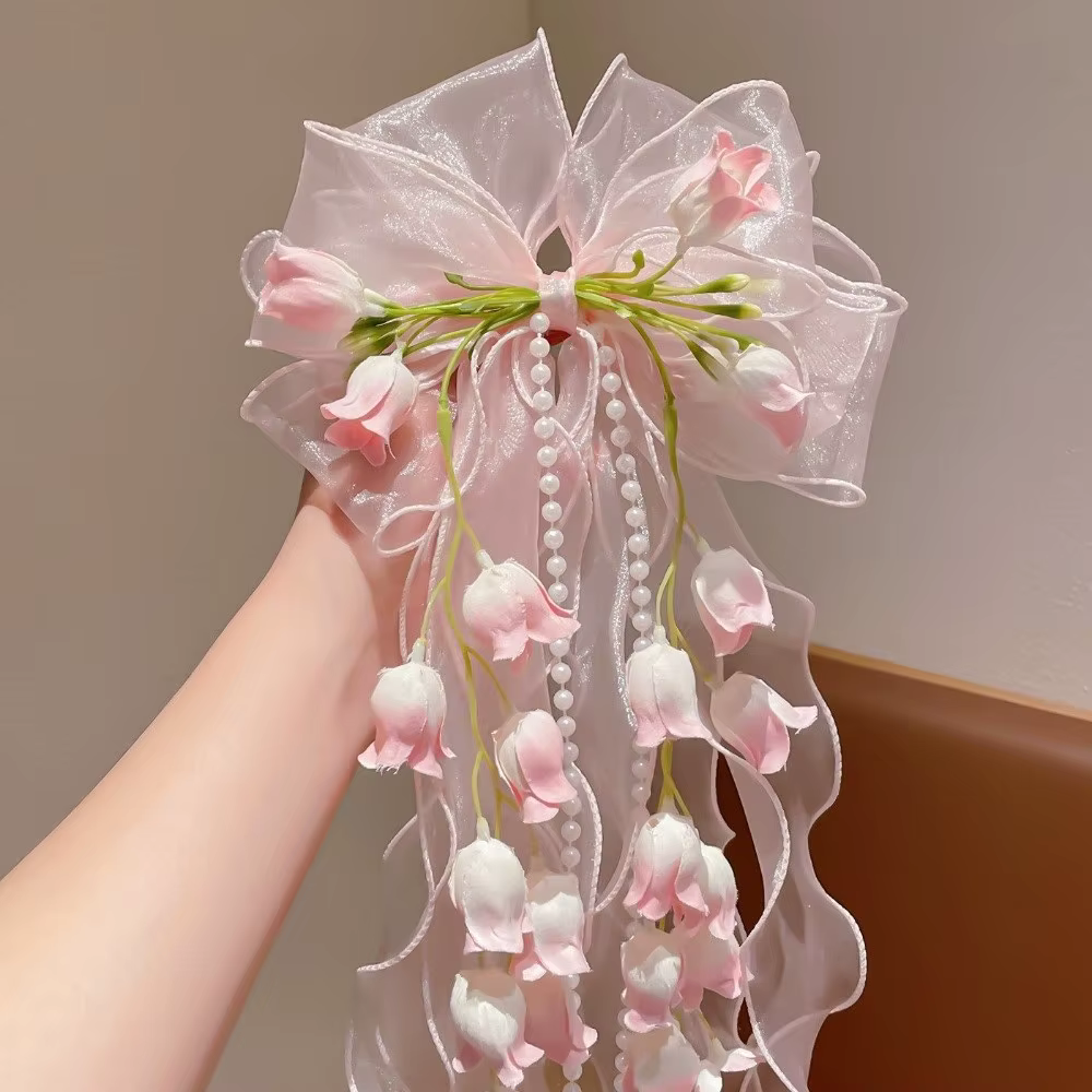 Pince à cheveux Lolita Fée Douce à fleur