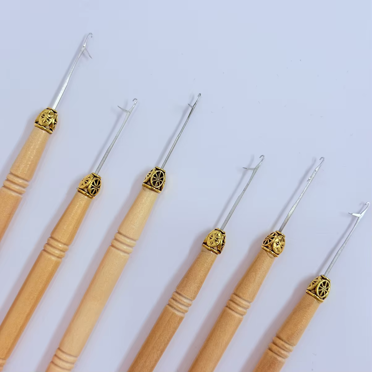 Kit d'outils pour extensions de cheveux : Aiguille à micro-extension