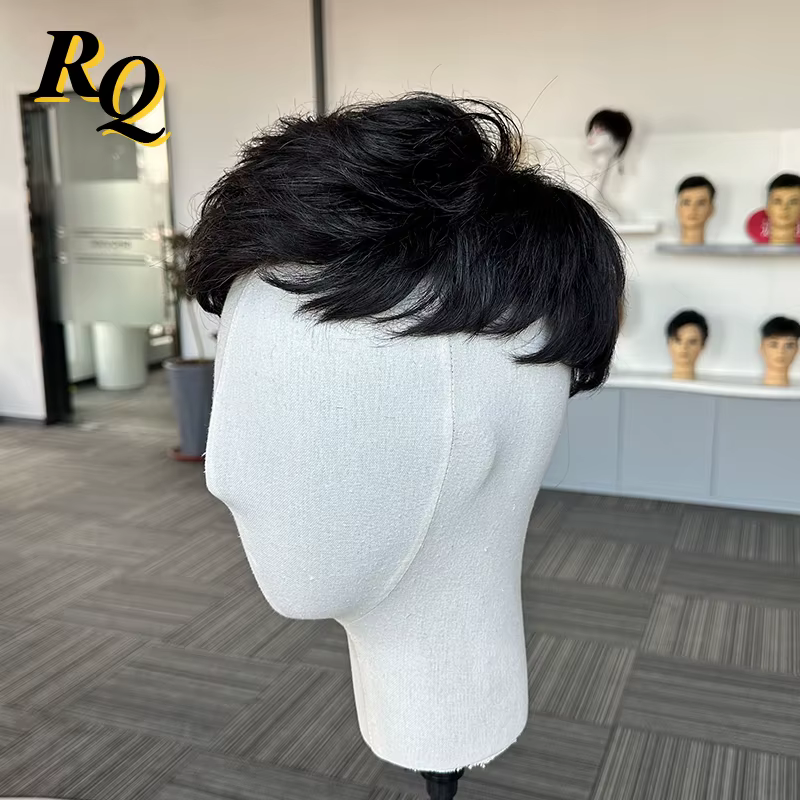 Perruque toupet capillaire pour hommes