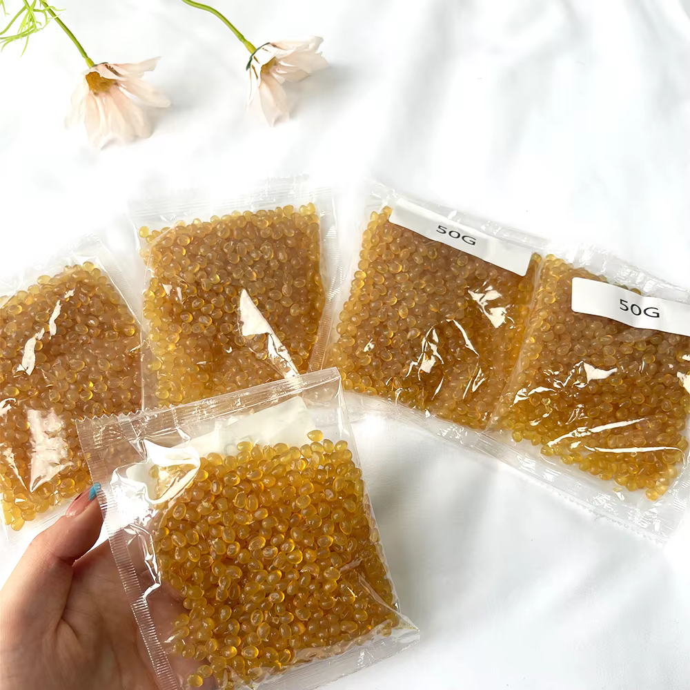 Granule de colle à la kératine jaune blanc