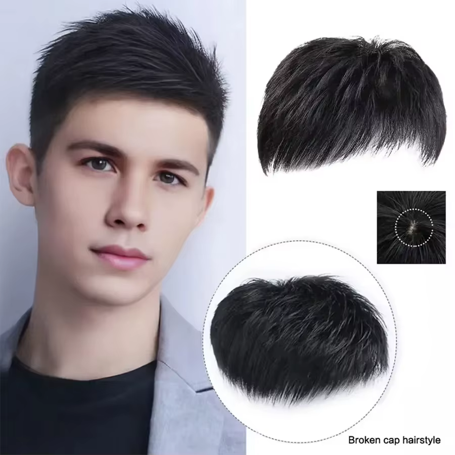 Perruque synthétique pour hommes