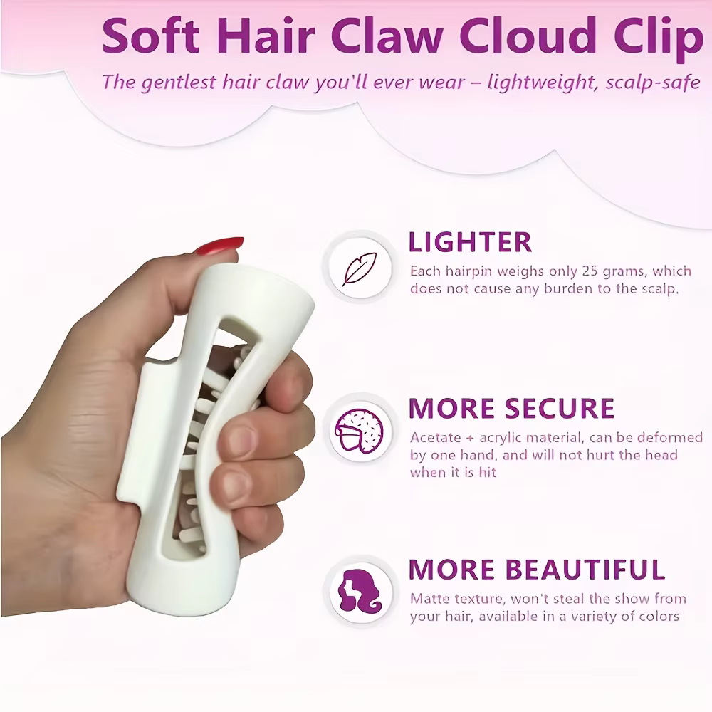 Pinces à cheveux requin en silicone