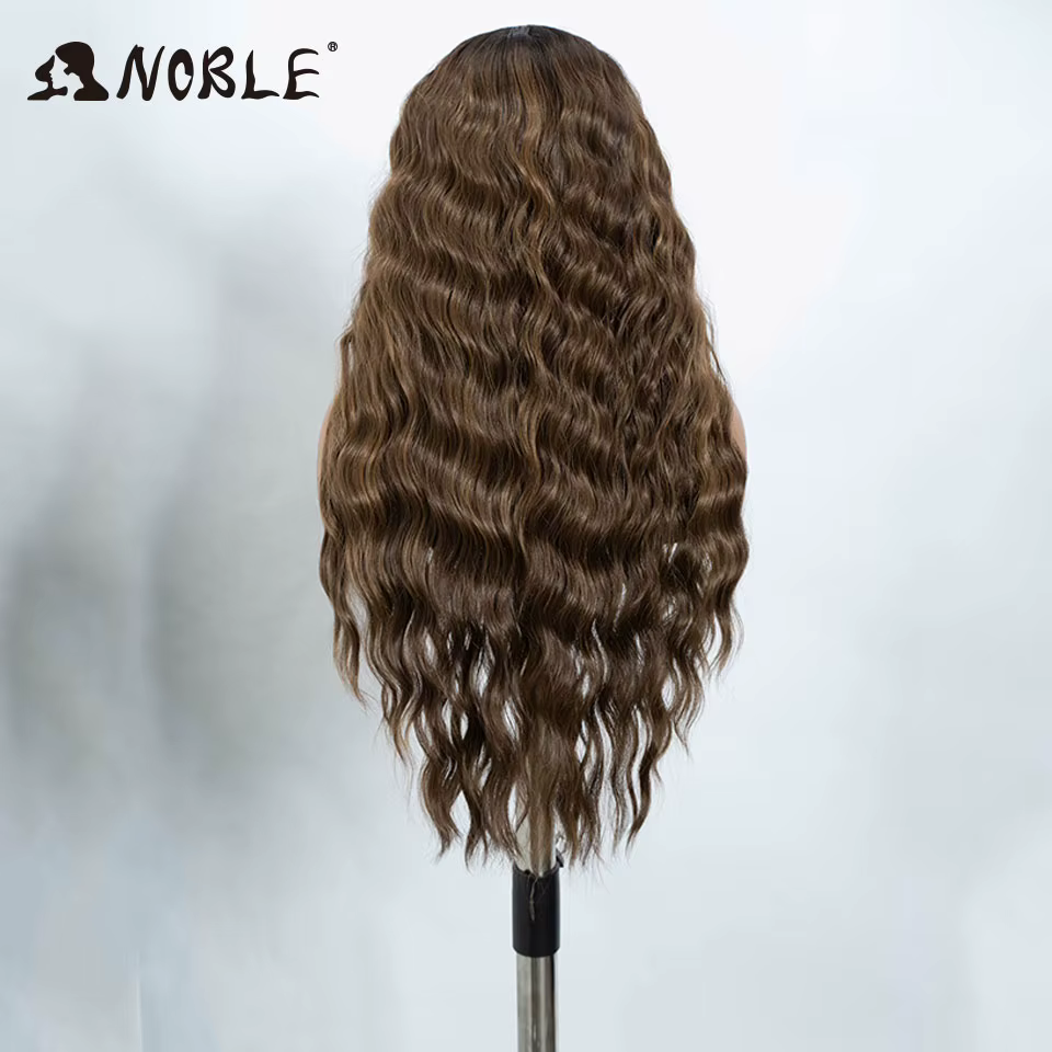 Perruque Lace Front Wig synthétique bouclée Noble