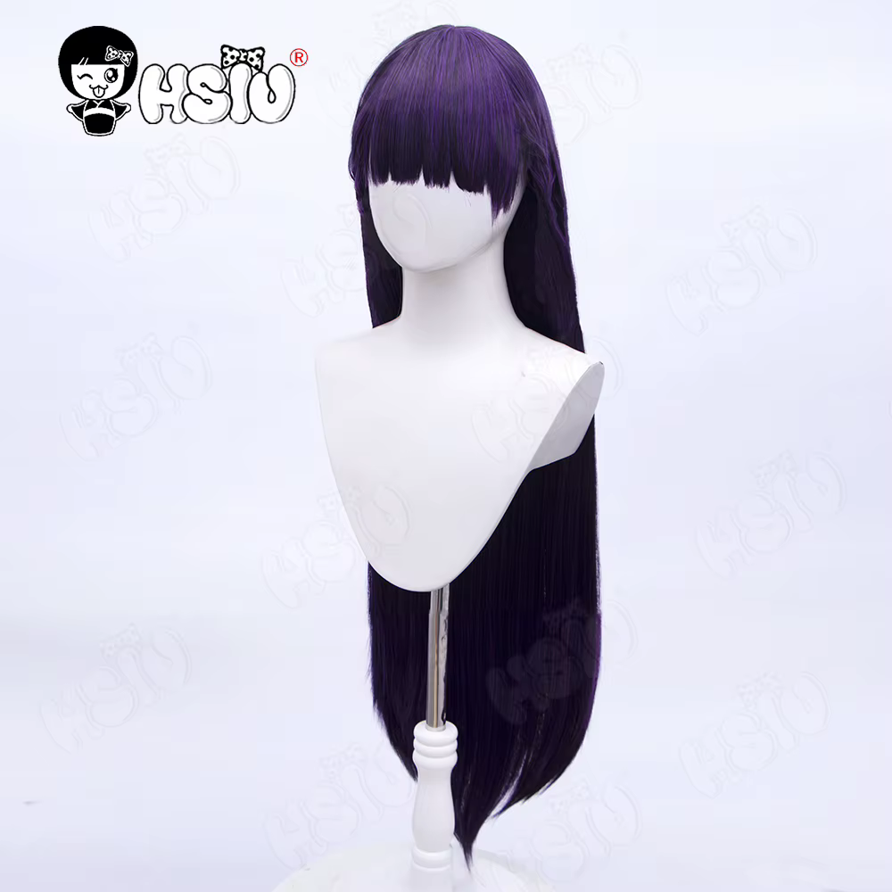 Saimori-Perruque Cosplay en Fibre Synthétique Ultraviolette