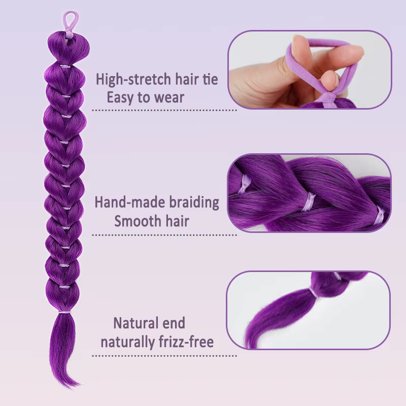Extension de cheveux synthétiques pour femme