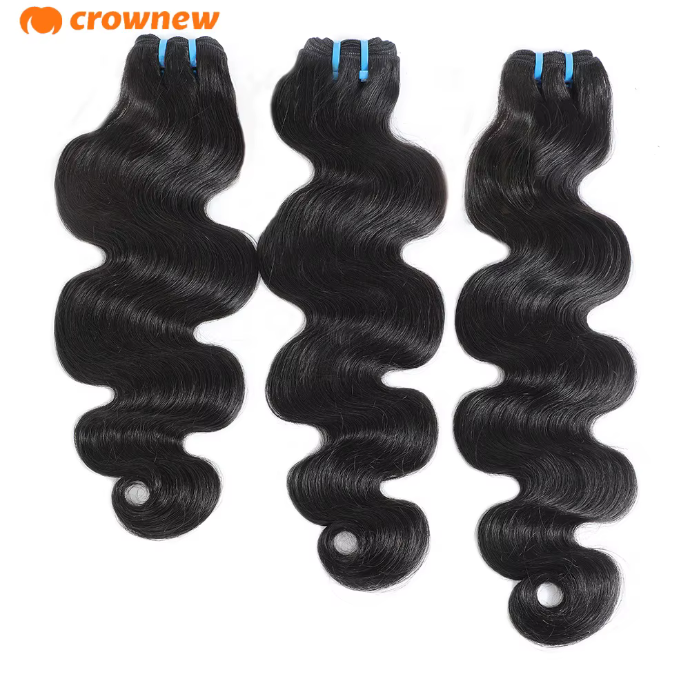 Extensions de cheveux humains brésiliens vierges 16A Body Wave