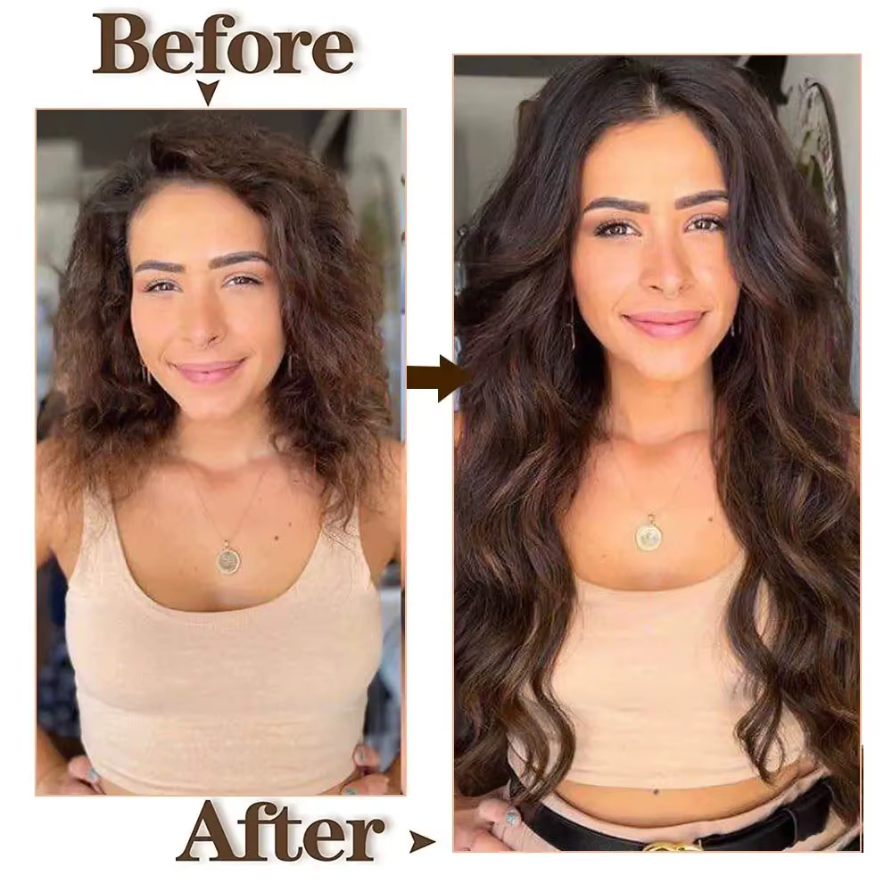 Extensions de cheveux à clipser
