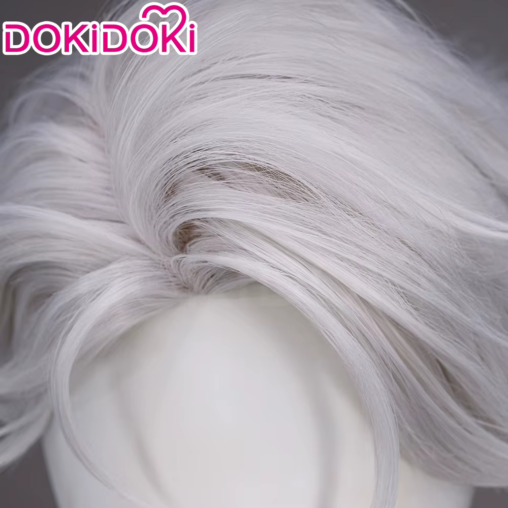 En STOCK belle X Lin Ling perruque Anime TO BE HERO X Cosplay DokiDoki hommes 30 cm noir gris cheveux