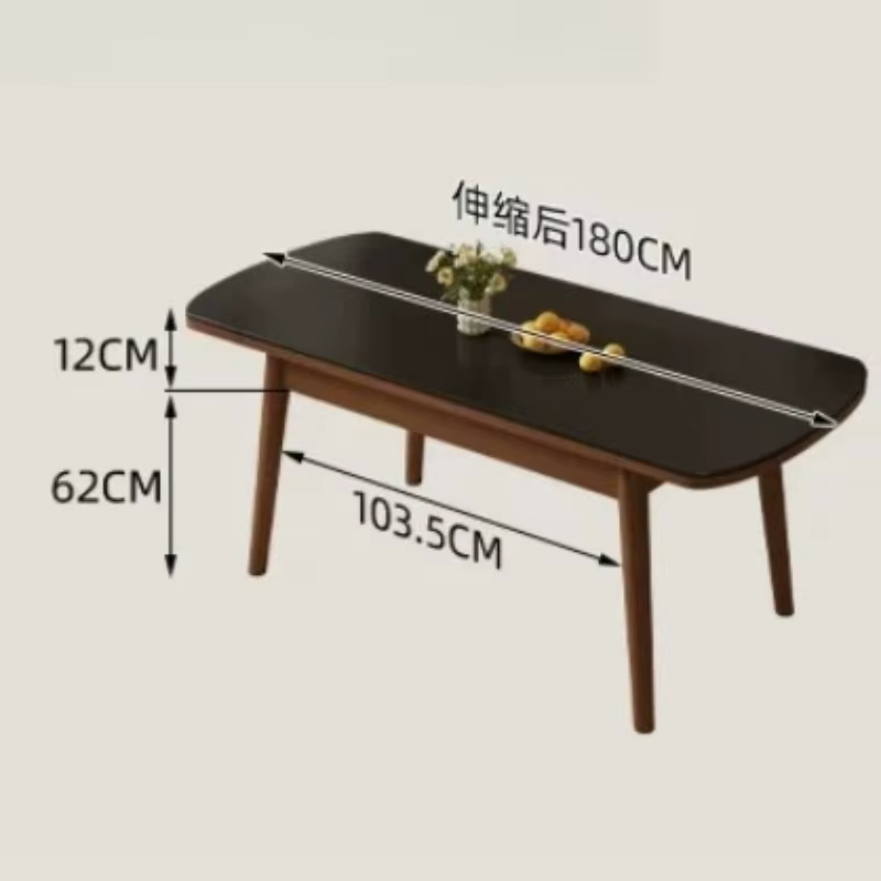 Tables à manger extensibles pour le petit-déjeuner, style ferme italienne, en liquidation, avec chaises pliantes, mobilier Esstisch pour la maison