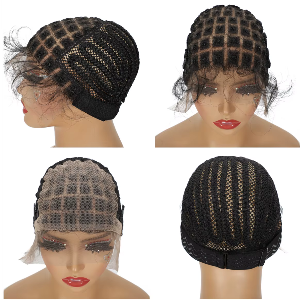 Lot de 1 à 3 bonnets de perruque en dentelle 13*5 pour la fabrication de perruques avec cheveux de bébé