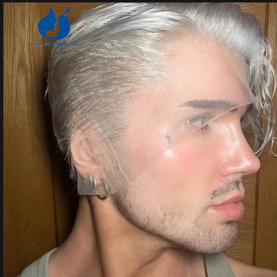 Perruque courte coupe pixie en cheveux brésiliens Remy