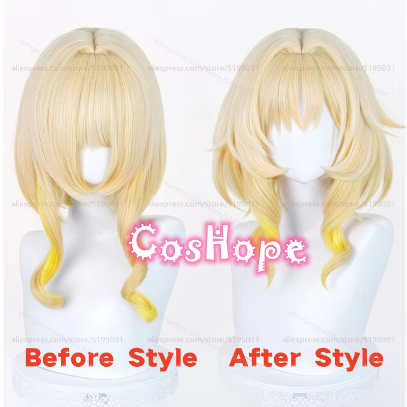Perruque de Cosplay HSR Aglaea