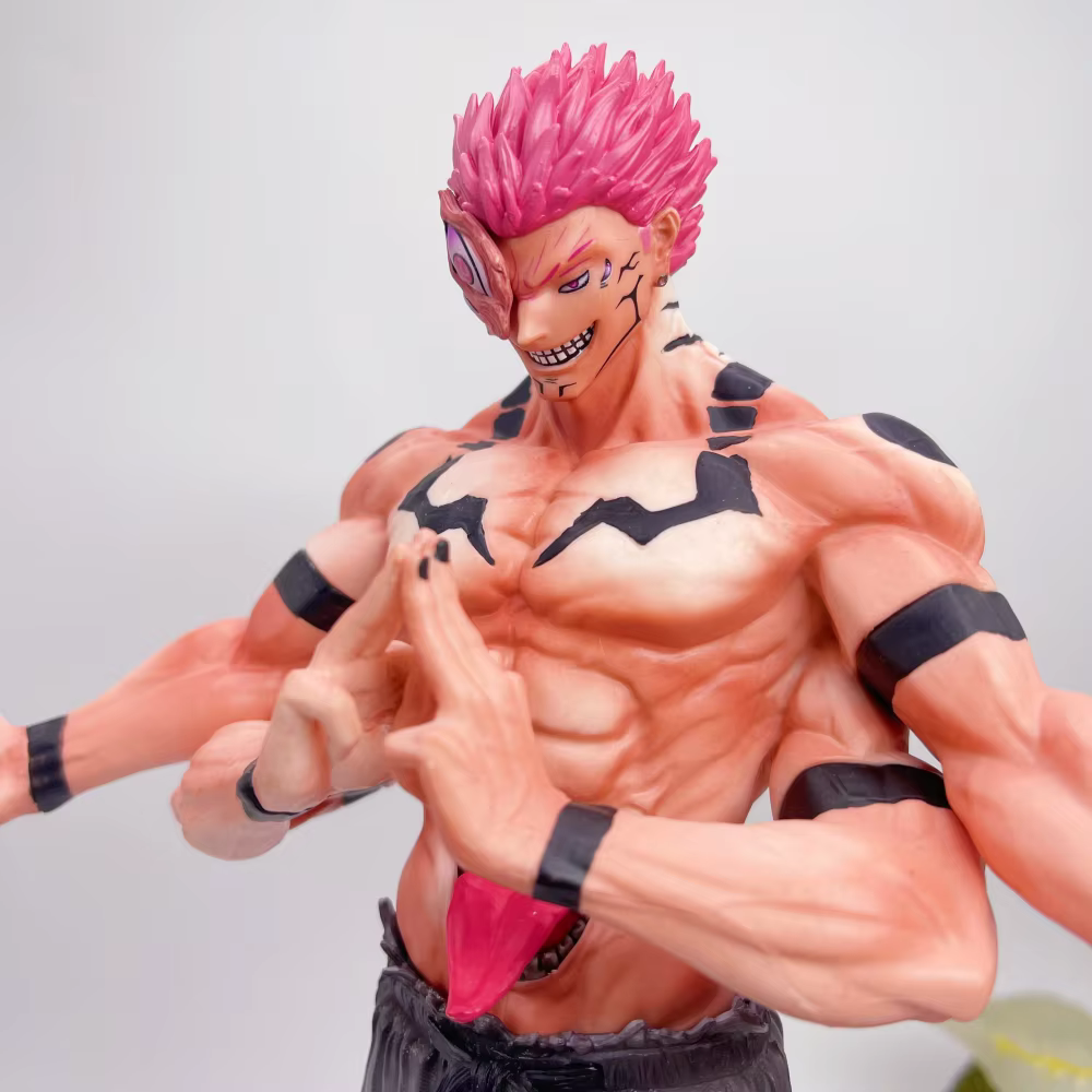 Figurine Anime Ryomen Sukuna, le Roi de la Malédiction, Jujutsu Kaisen, Statue de Collection Sukuna, Figurine d'Action, Décoration de Table, Accessoires pour la Maison, Jouet, Cadeau