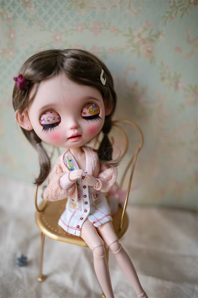 Perruque pour poupée Blythe