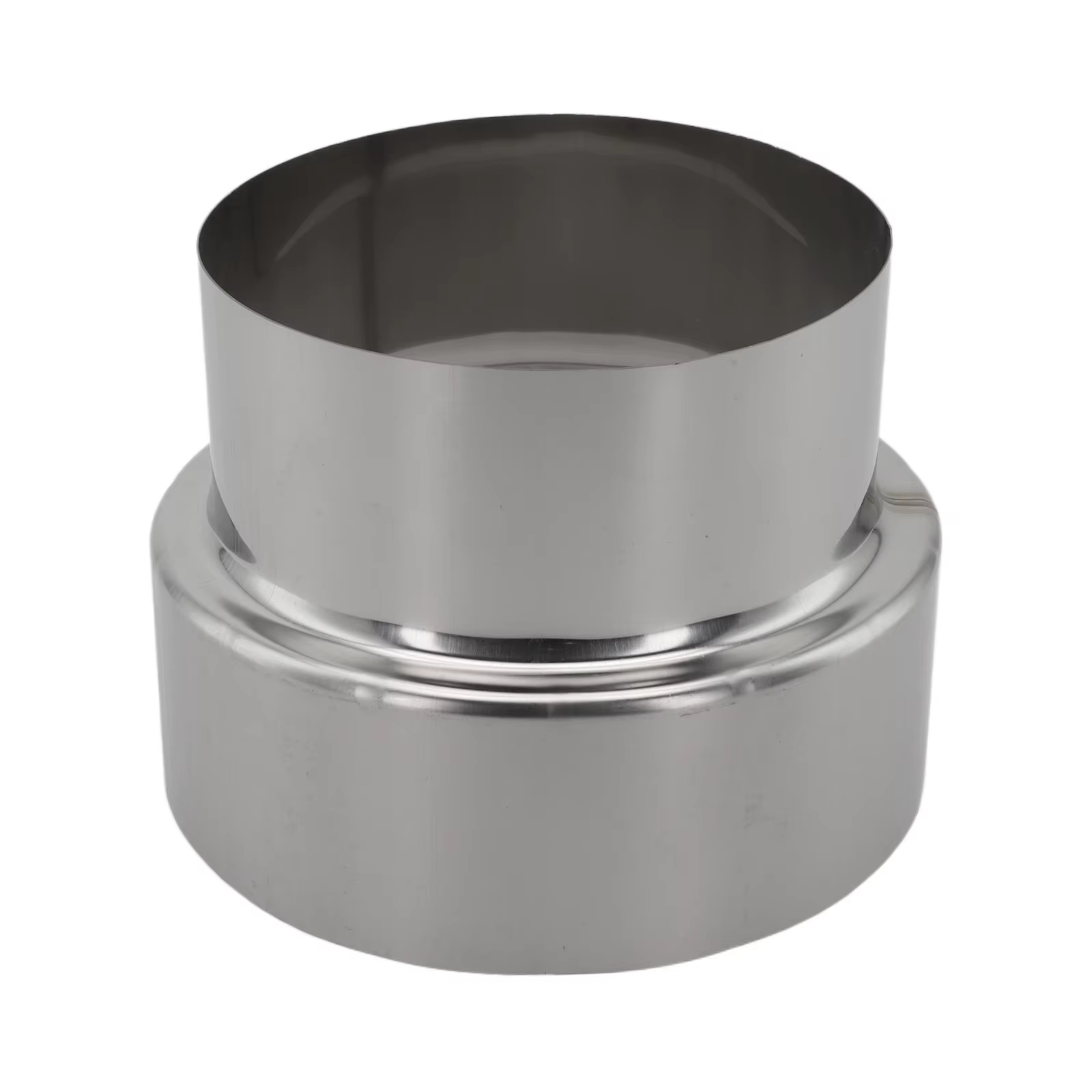 Connecteur de réduction pour rallonge de tuyau de poêle en acier inoxydable pour cheminée, poêle, four et intégration de système de cheminée HVAC