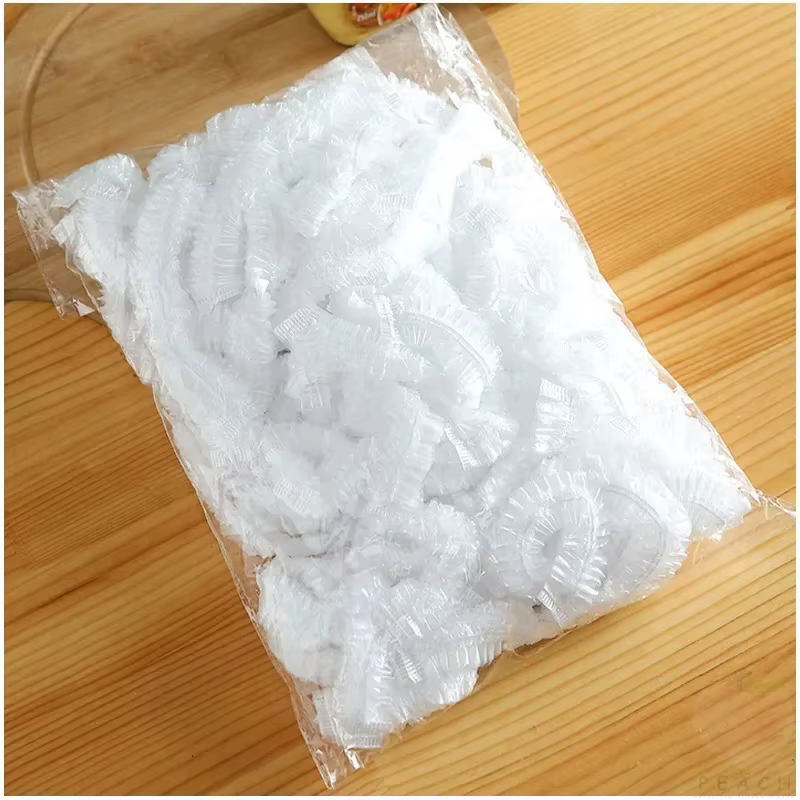 Couvercle jetable de conservation des aliments frais, 100 pièces, couvercles de stockage des aliments en plastique, couvercles de bol réutilisables, couvercles extensibles, sac de couverture élastique