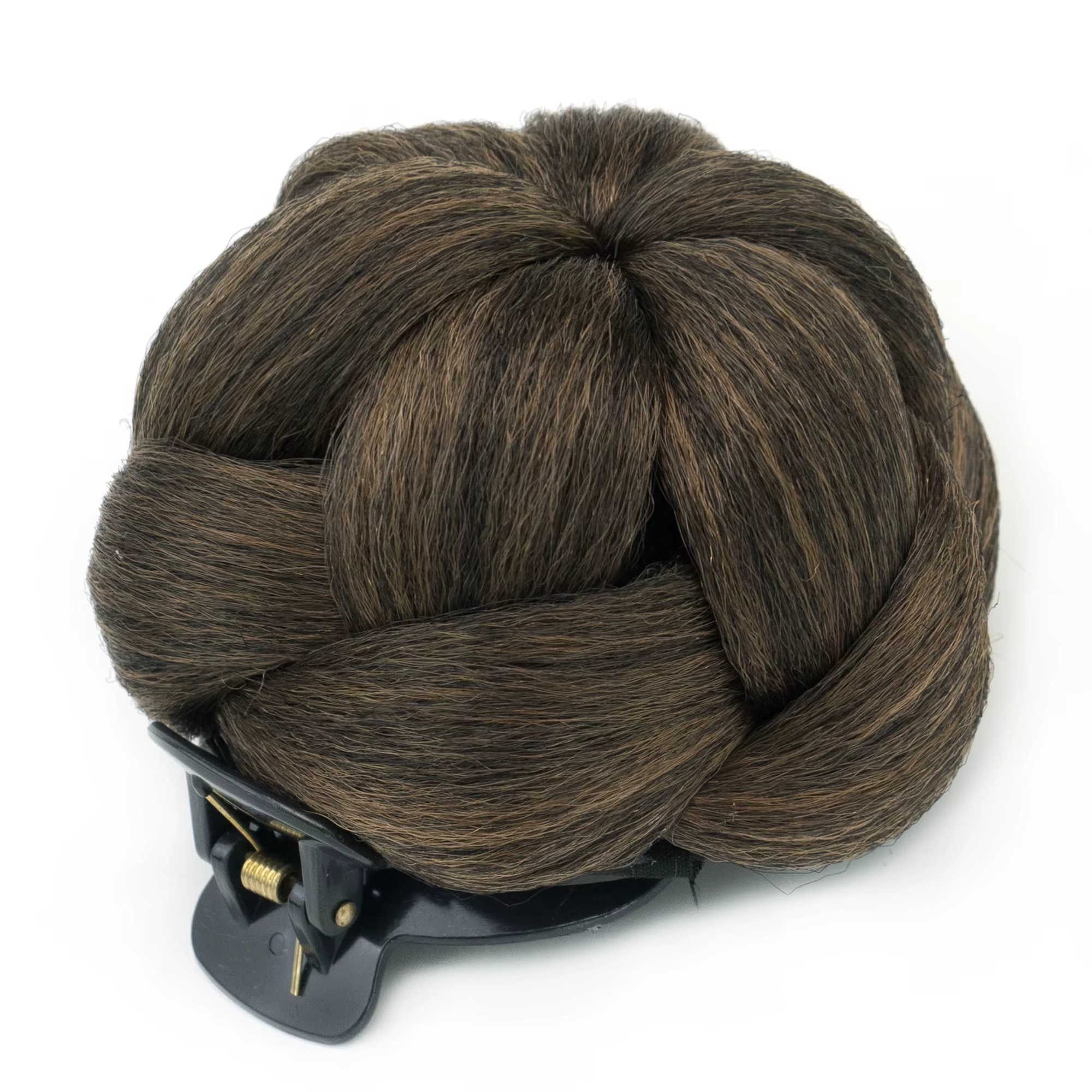 Soowee Chouchou pour cheveux tressés - Postiche à griffes pour un chignon facile et un coiffage