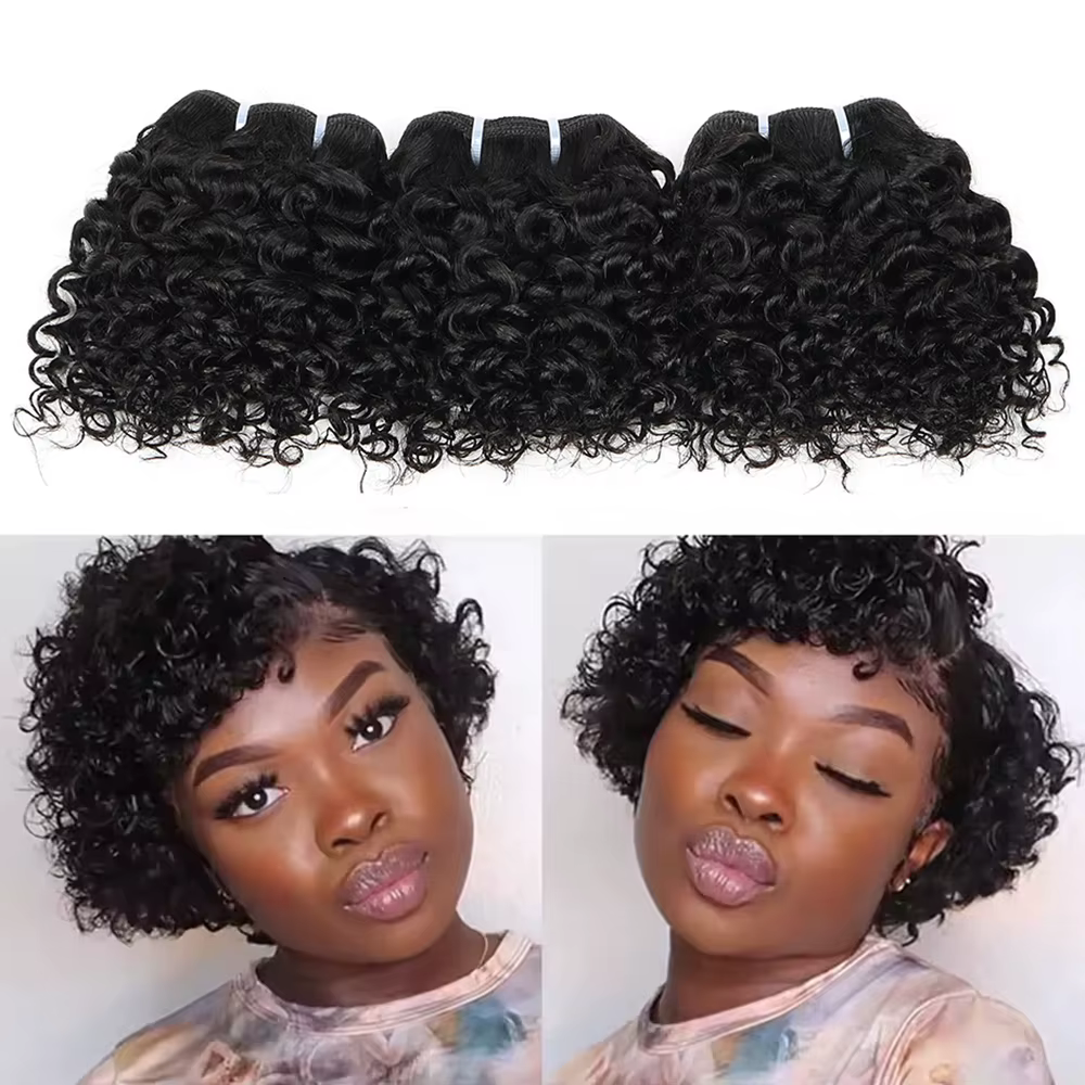 Bundles brésiliens de cheveux bouclés Remy