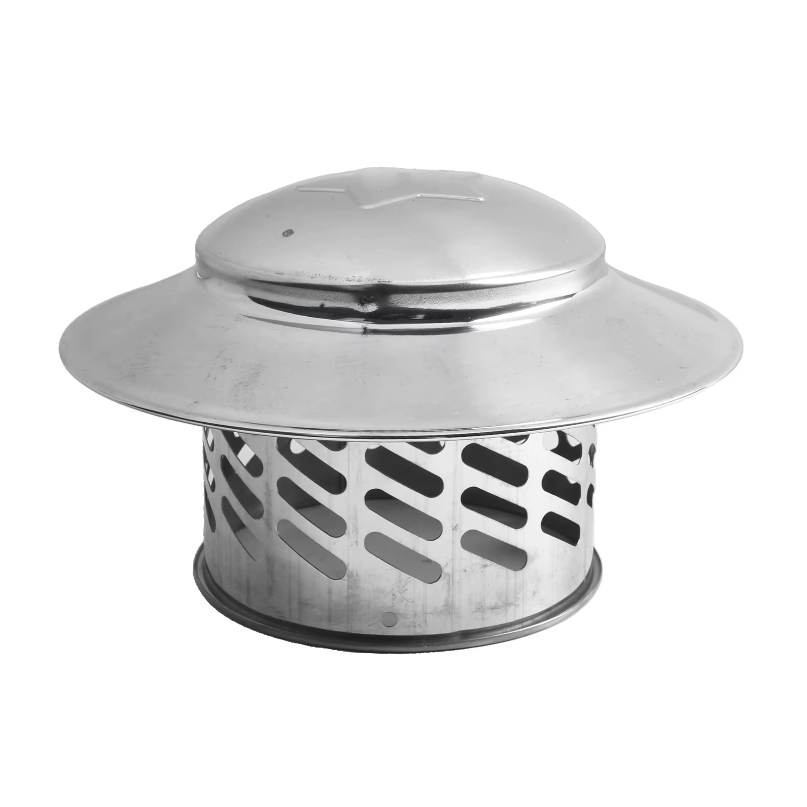 80/110/160/200mm bouchon de cheminée conduit rond Ventilation couvercle d'échappement en acier inoxydable tuyau de toit capot d'échappement pour évents de toit