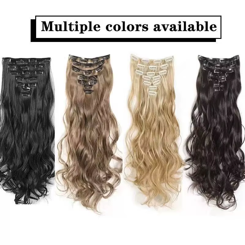 Extensions capillaires synthétiques à clips