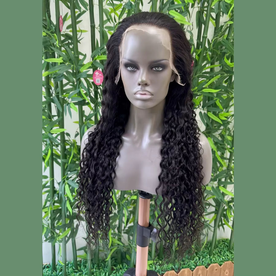 HD Lace Water Wave 13x6 5x5 6x6 Wig Raw Human Hair Wigs Pre Plucked Natural Hairline Melt Skin