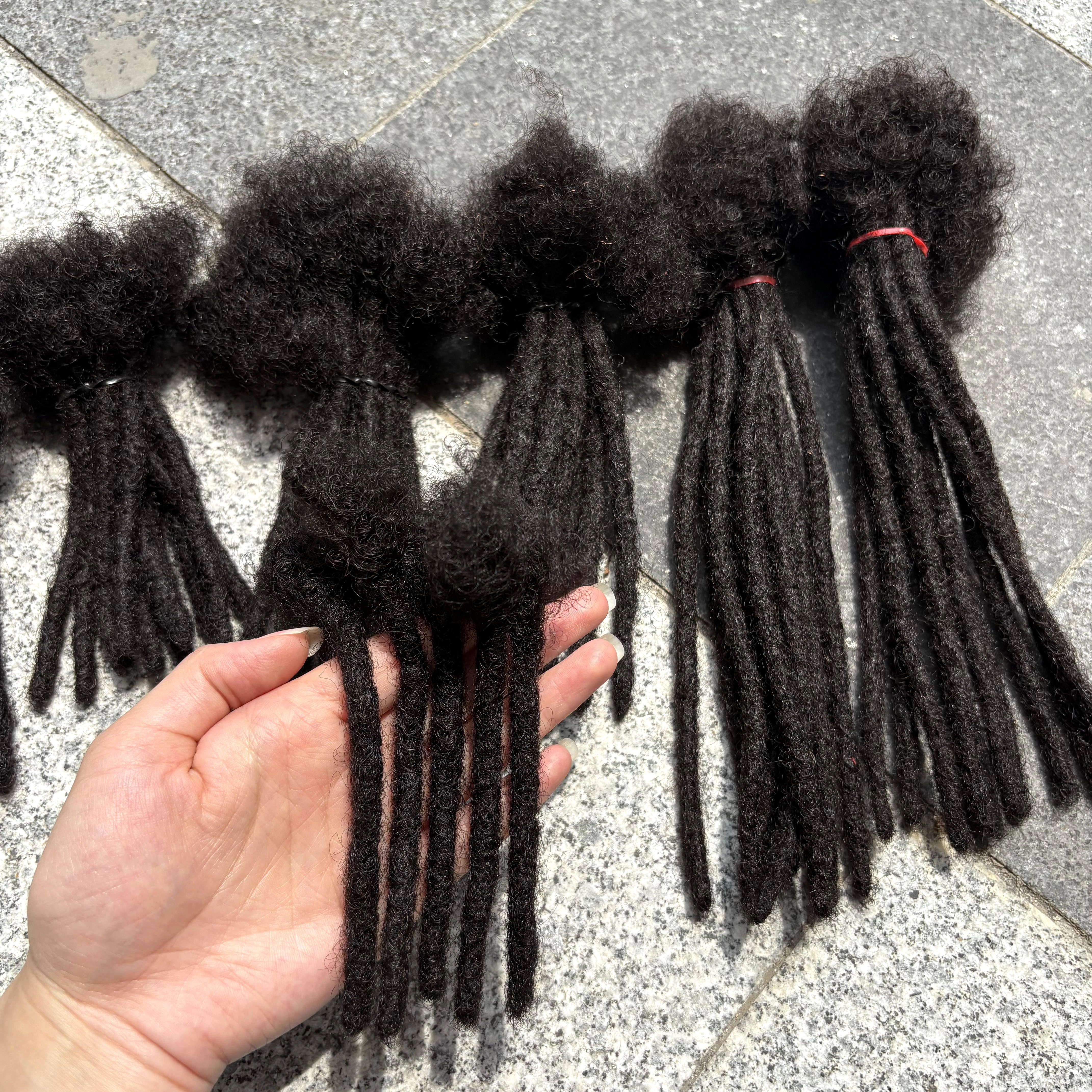 Extensions de dreadlocks en cheveux humains 100% naturels