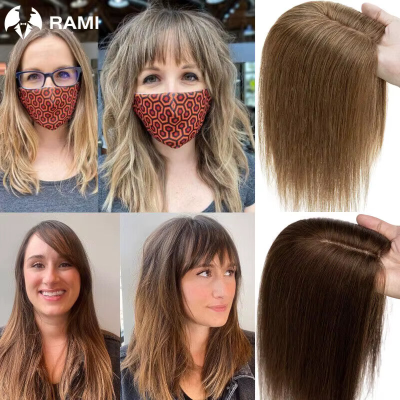 Pince volumisante faite à la Machine dans les postiches de cheveux humains pour femmes
