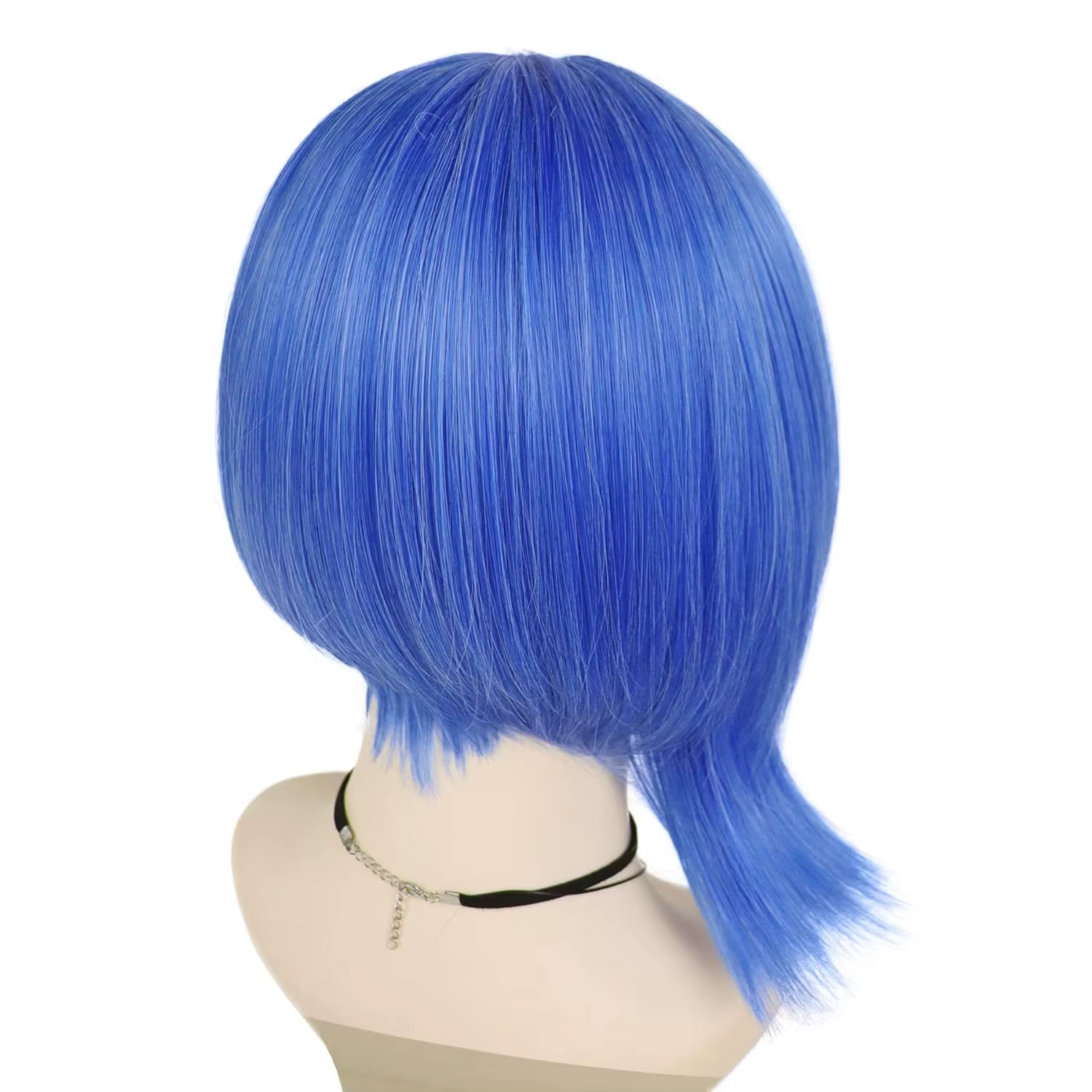 Perruque de tristesse bleue synthétique【+ bonnet
