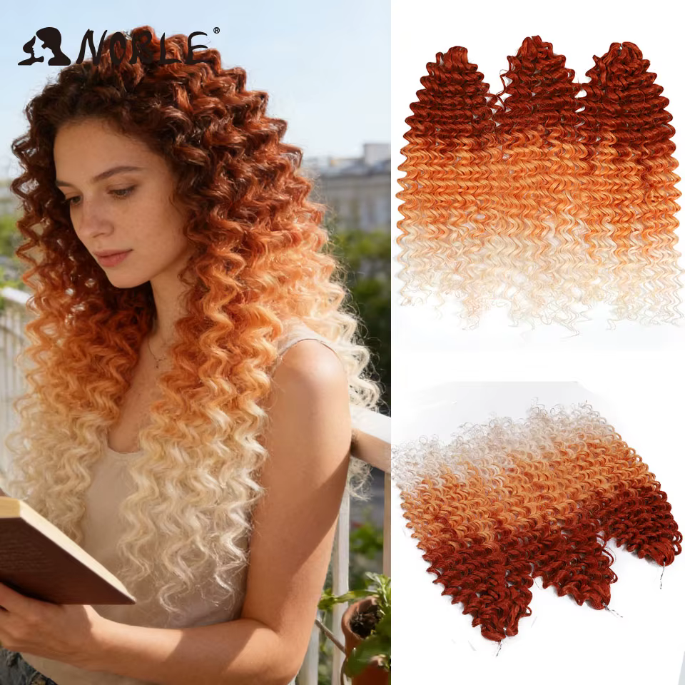 Extensions de cheveux synthétiques NOBLE de 24 pouces