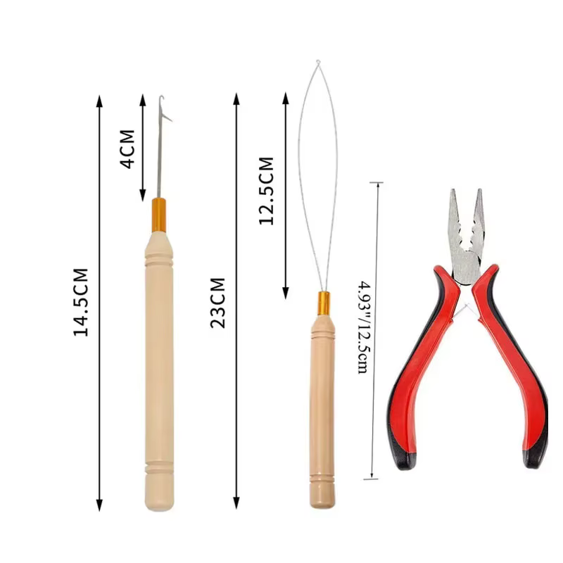 Kit d'outils de perles pour Extensions de cheveux