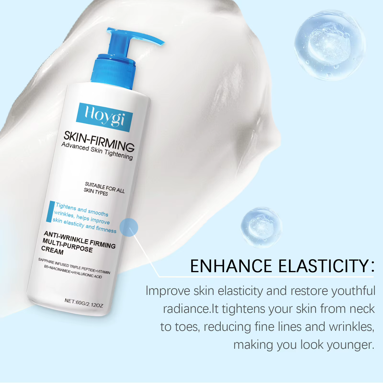 Crème raffermissante pour le corps, améliore le relâchement, Lotion pour la peau, augmente l'élasticité, nourrissante, hydratante, Lifting, éclaircissante, soins pour la peau