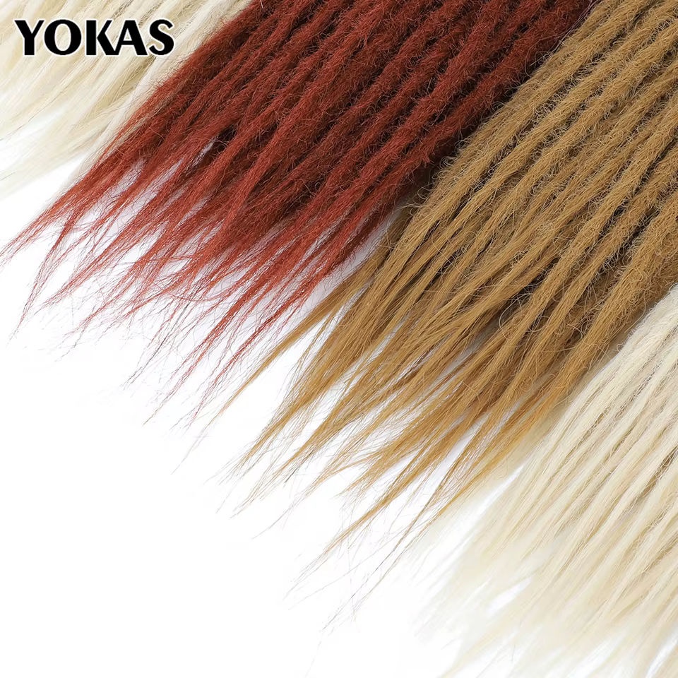 Extensions de Dreadlock synthétiques au Crochet faites à la main