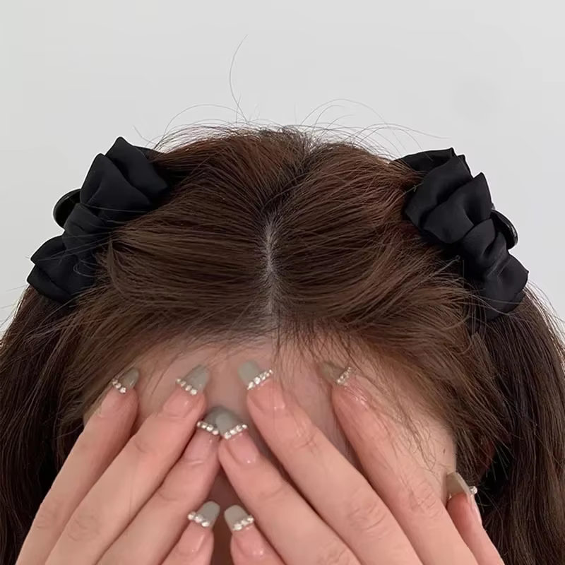 1pc noir arc tête pince à cheveux femmes fille