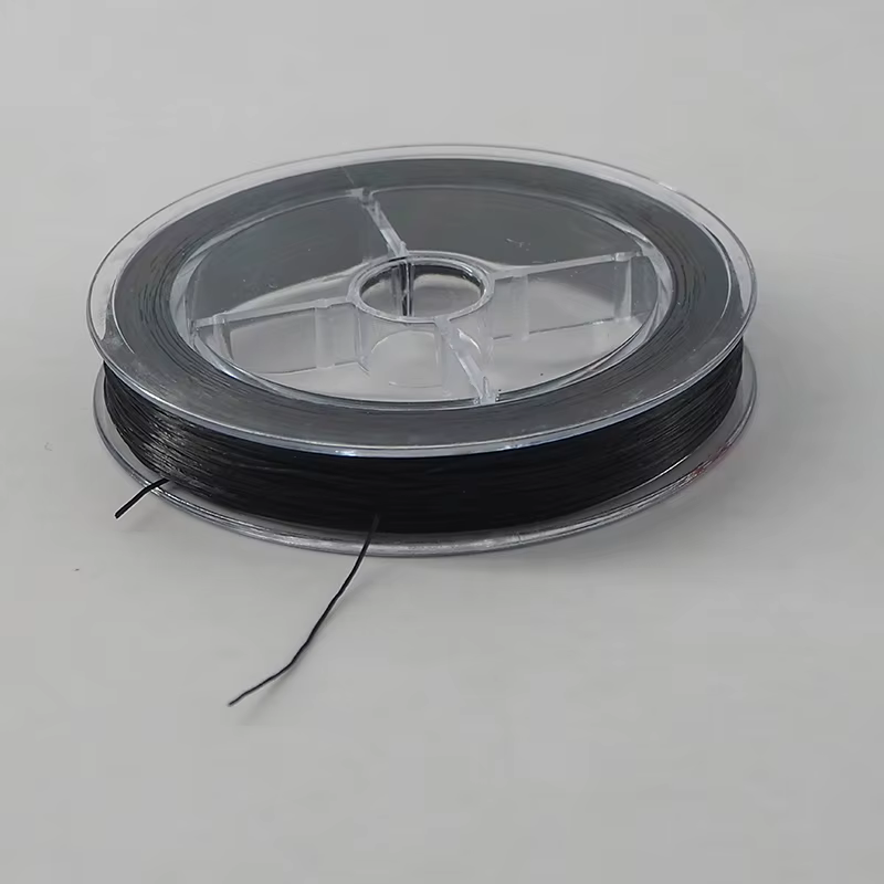 Fil entièrement élastique pour la fabrication d'extensions de cheveux invisibles à plumes 60 m/rouleau