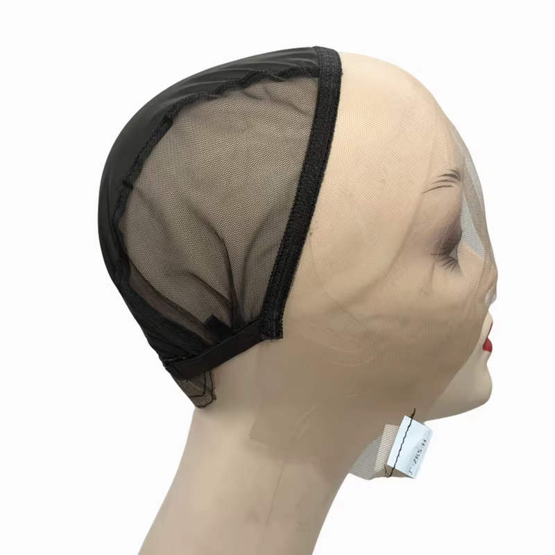 Bonnets de perruque en dentelle 13x4, 1 pièce, pour la fabrication de perruques avec bretelles réglables, bonnet de tissage sans colle, Base de perruque pour la ventilation ou les nœuds