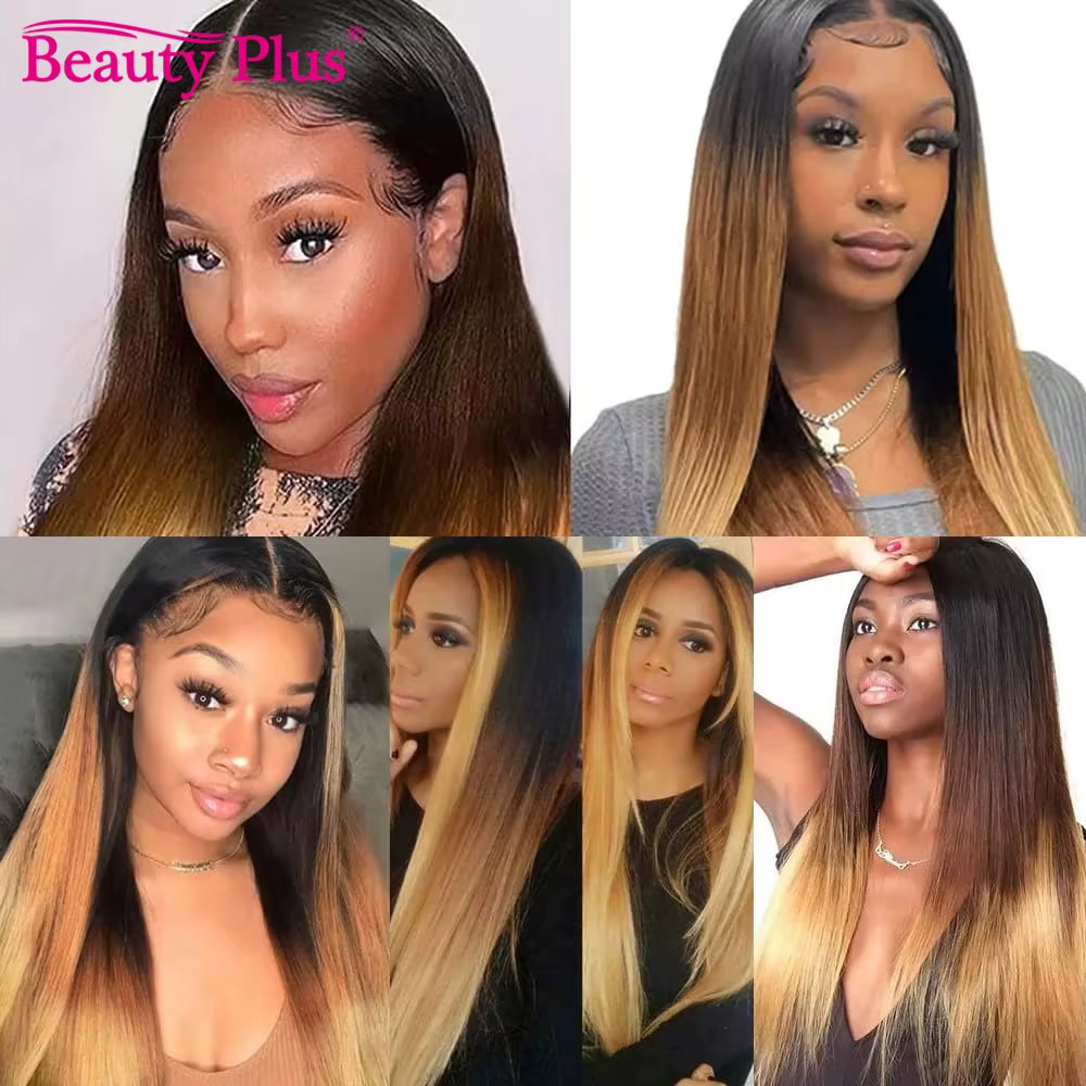Mèches Brésiliennes 100% Naturelles Lisses Ombré