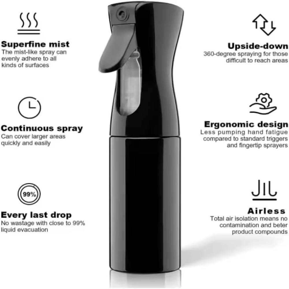 Marseilis 200ml coiffure vaporisateur bouteille barbier cheveux haute pression eau peut Salon recharge