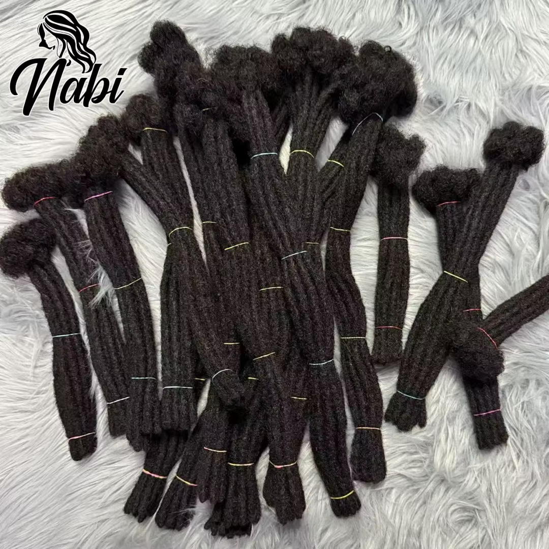 Extensions de dreadlocks Nabi Regular Locs en cheveux humains naturels