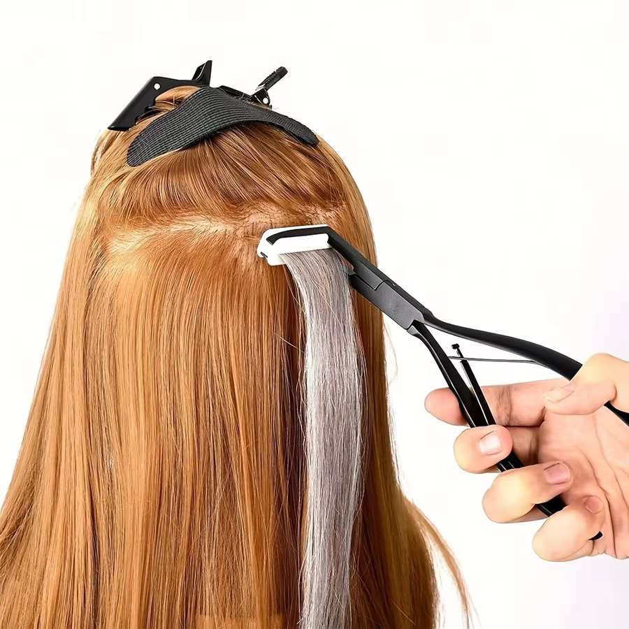 Kit d'outils professionnels pour extensions de cheveux