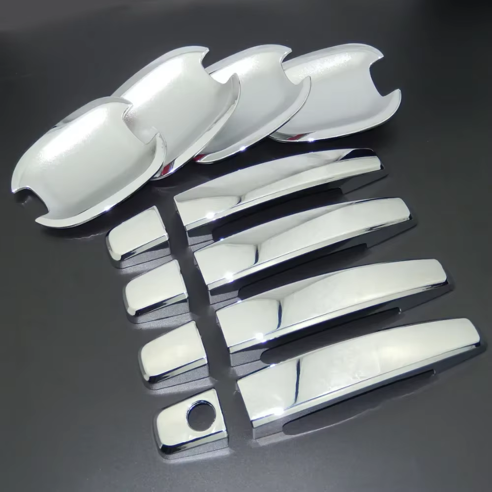 Couvercles de poignée de porte chromés et couvercles de bol de porte, décoration de voiture, oral y Chevrolet Trax, Tracker 2013, 2014, 2015