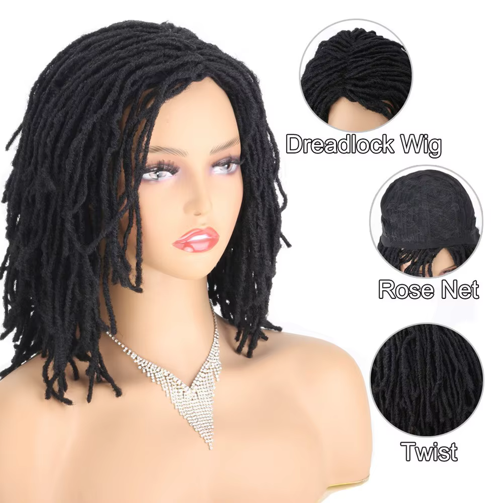 Perruque Micro Dreads pour femmes/hommes