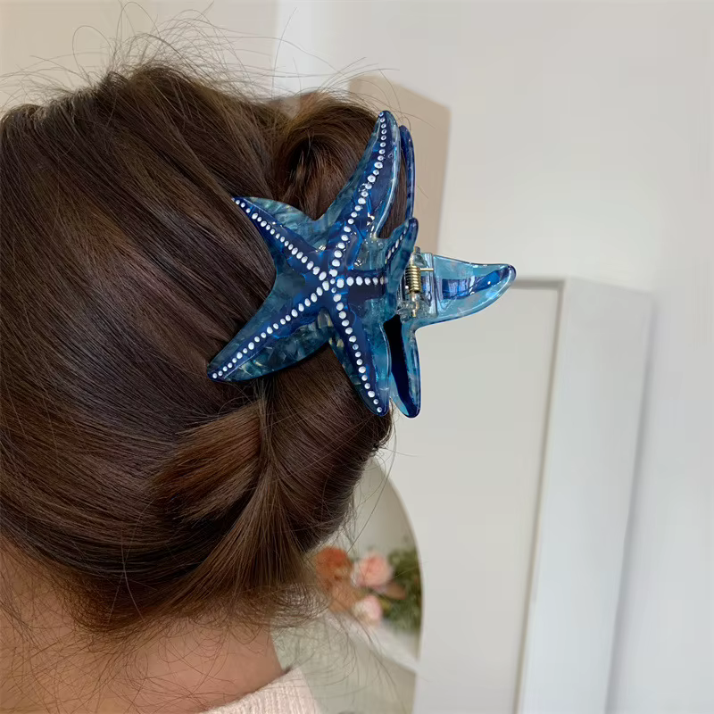 Muweordy-Pince à cheveux en acétate pour femme