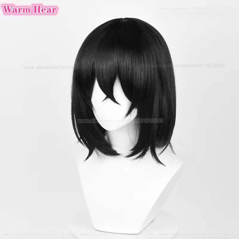 Perruque de Cosplay Mikasa Ackerman pour Adulte
